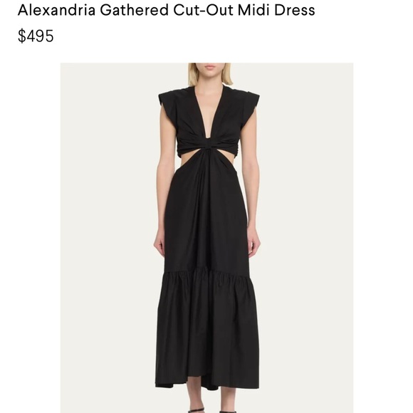 A.L.C. Alexandria Cotton Midi Dress - Picture 8 of 9